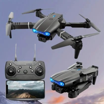 E99 Pro K3 Professional RC Drone with Dual HD Foldable Cameras