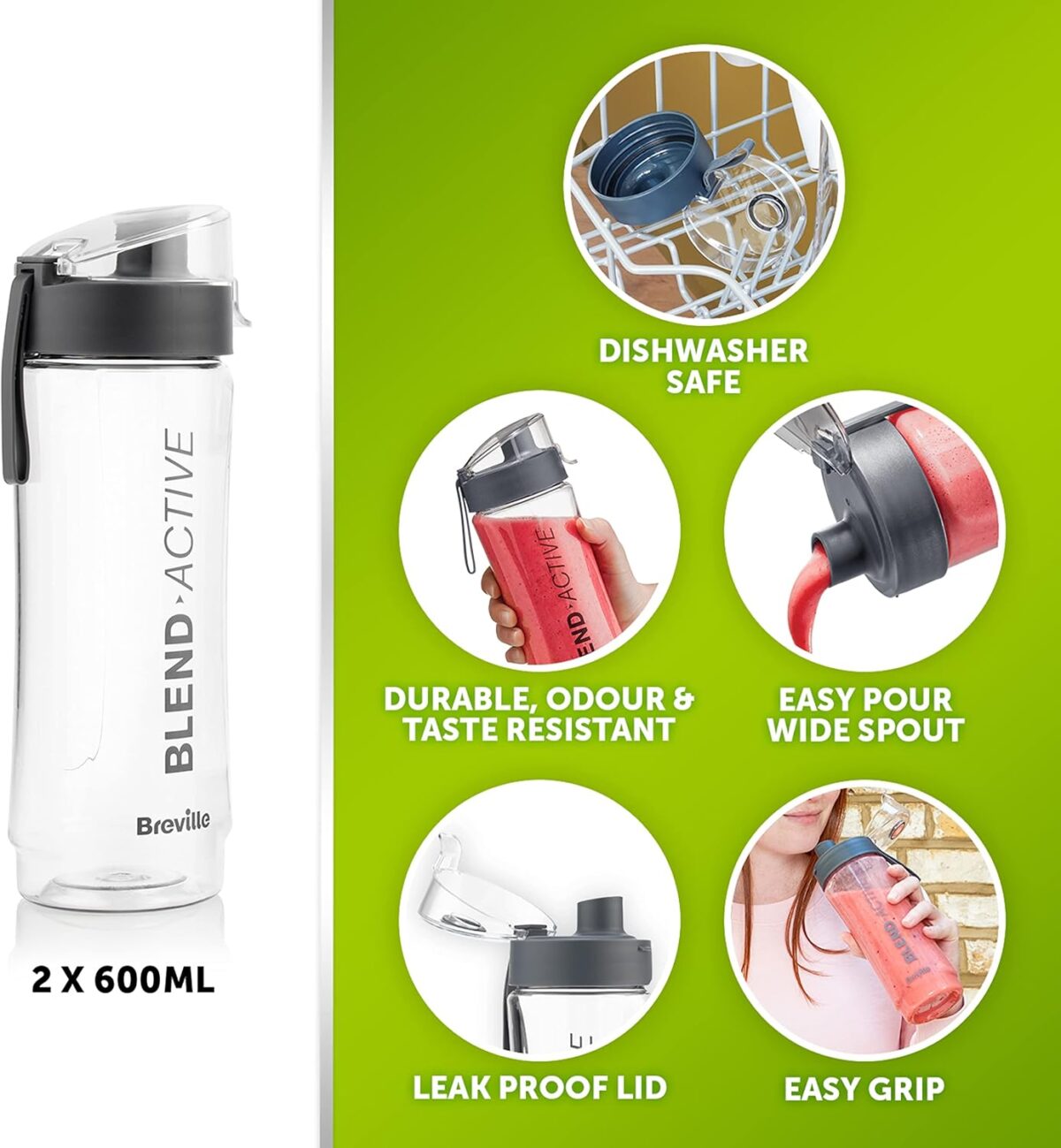 Breville Blend Active Personal Blender & Smoothie Maker - Image 6