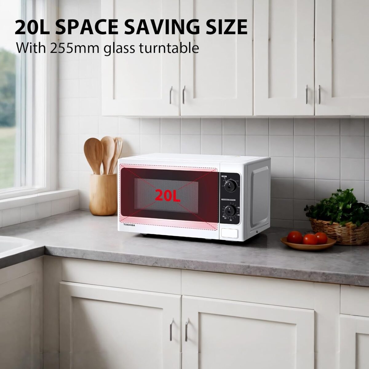 TOSHIBA 20L Compact Microwave - Image 3