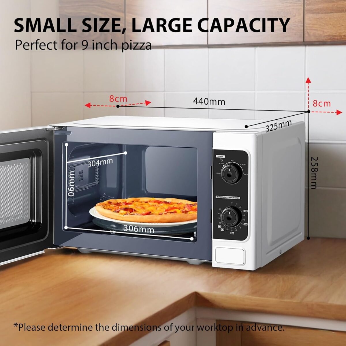 TOSHIBA 20L Compact Microwave - Image 4