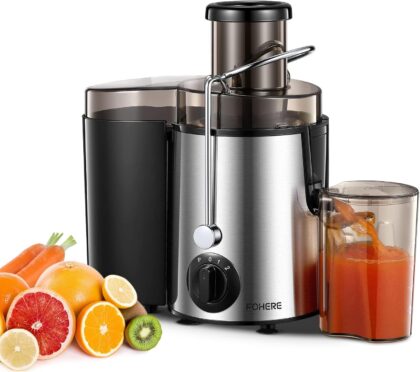 FOHERE Centrifugal Juicer – 400W Power