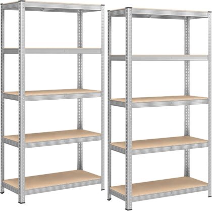 SONGMICS Heavy-Duty Storage Shelves | Set of 2 | 875kg Capacity