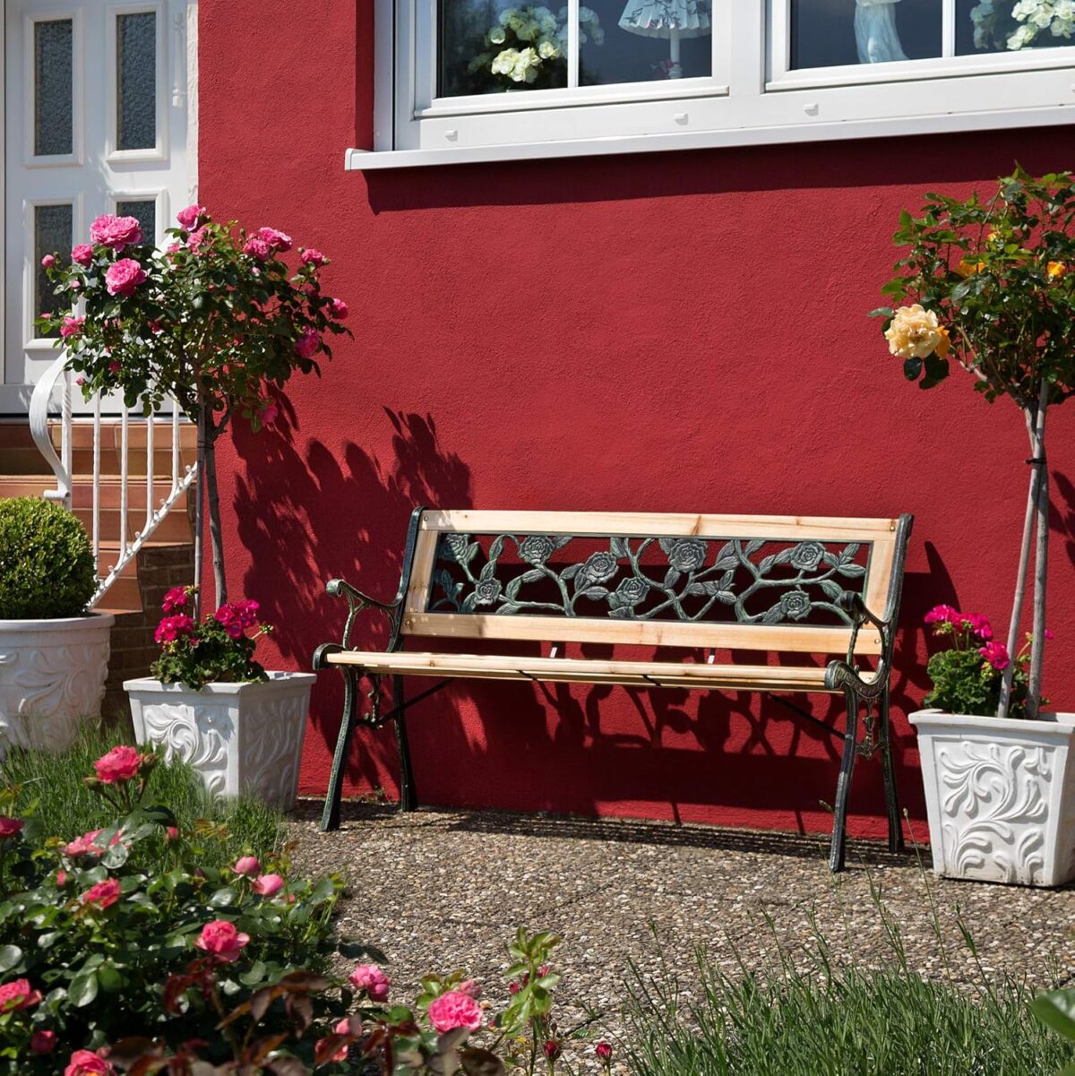 TecTake Garden Bench - Image 2