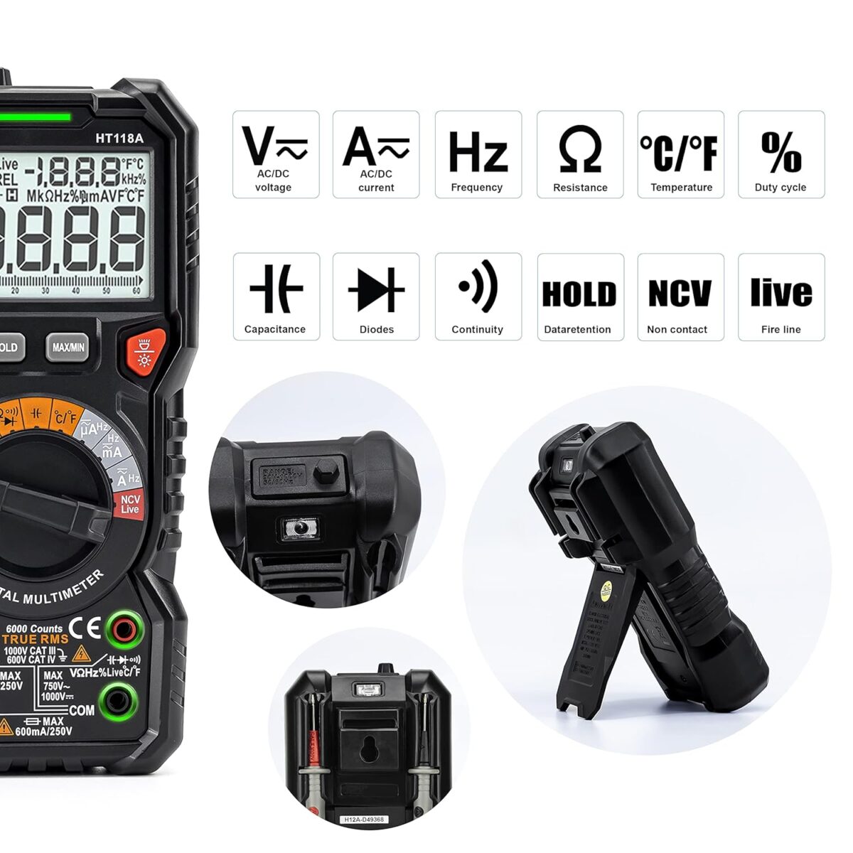 KAIWEETS Digital Multimeter – Precision & Safety for Professionals - Image 4
