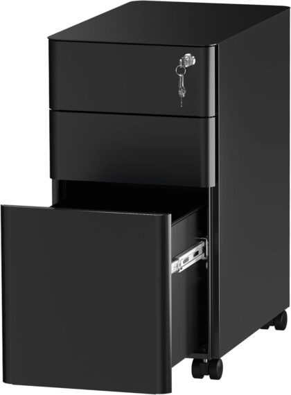 YITAHOME 3-Drawer Metal Filing Cabinet