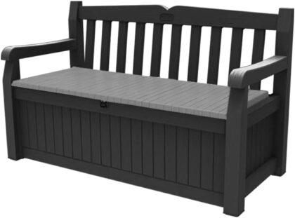Keter Eden Bench 265L | Outdoor Storage & Seating in One
