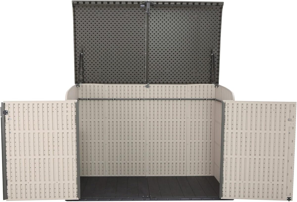 LIFETIME 6 x 3.5 ft Heavy-Duty Plastic Storage Shed - Image 2