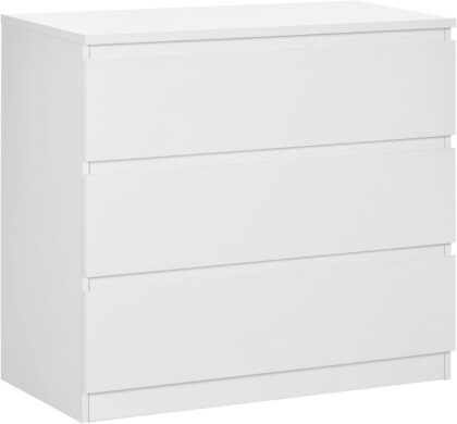 HOMCOM 3-Drawer Chest | Sleek & Sturdy Storage Solution