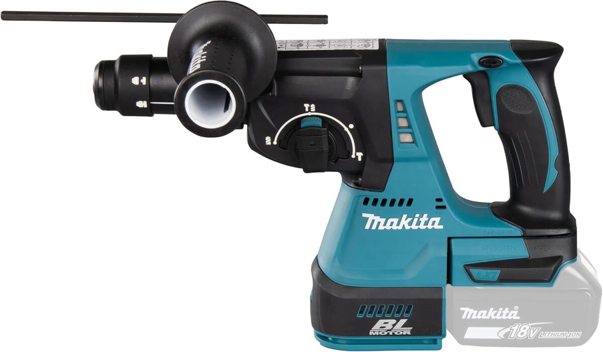 Makita DHR243Z 18V Li-ion LXT 24mm SDS-Plus Hammer Drill - Image 3