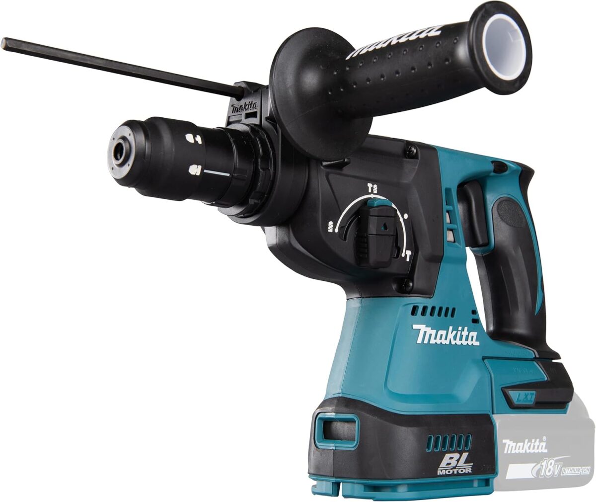Makita DHR243Z 18V Li-ion LXT 24mm SDS-Plus Hammer Drill - Image 5