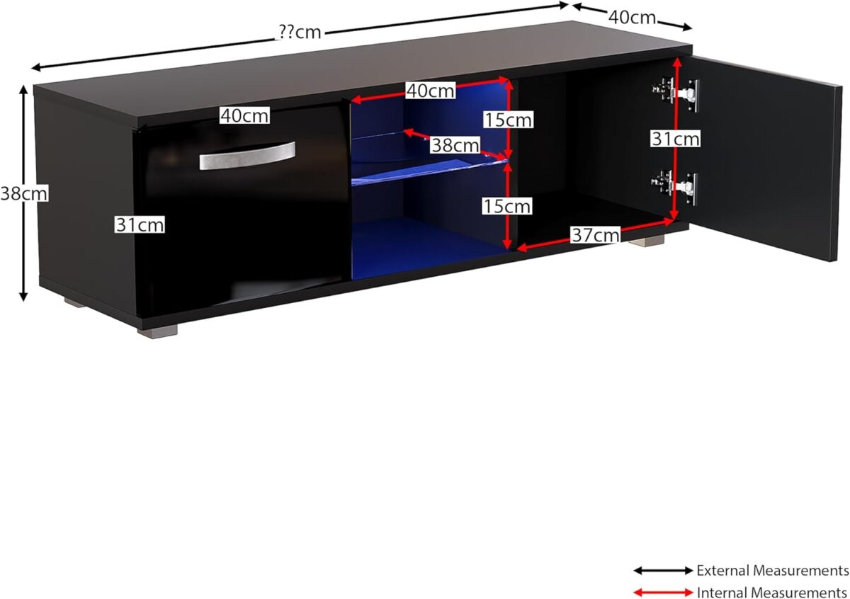 Vida Designs Cosmo LED TV Stand - Image 3