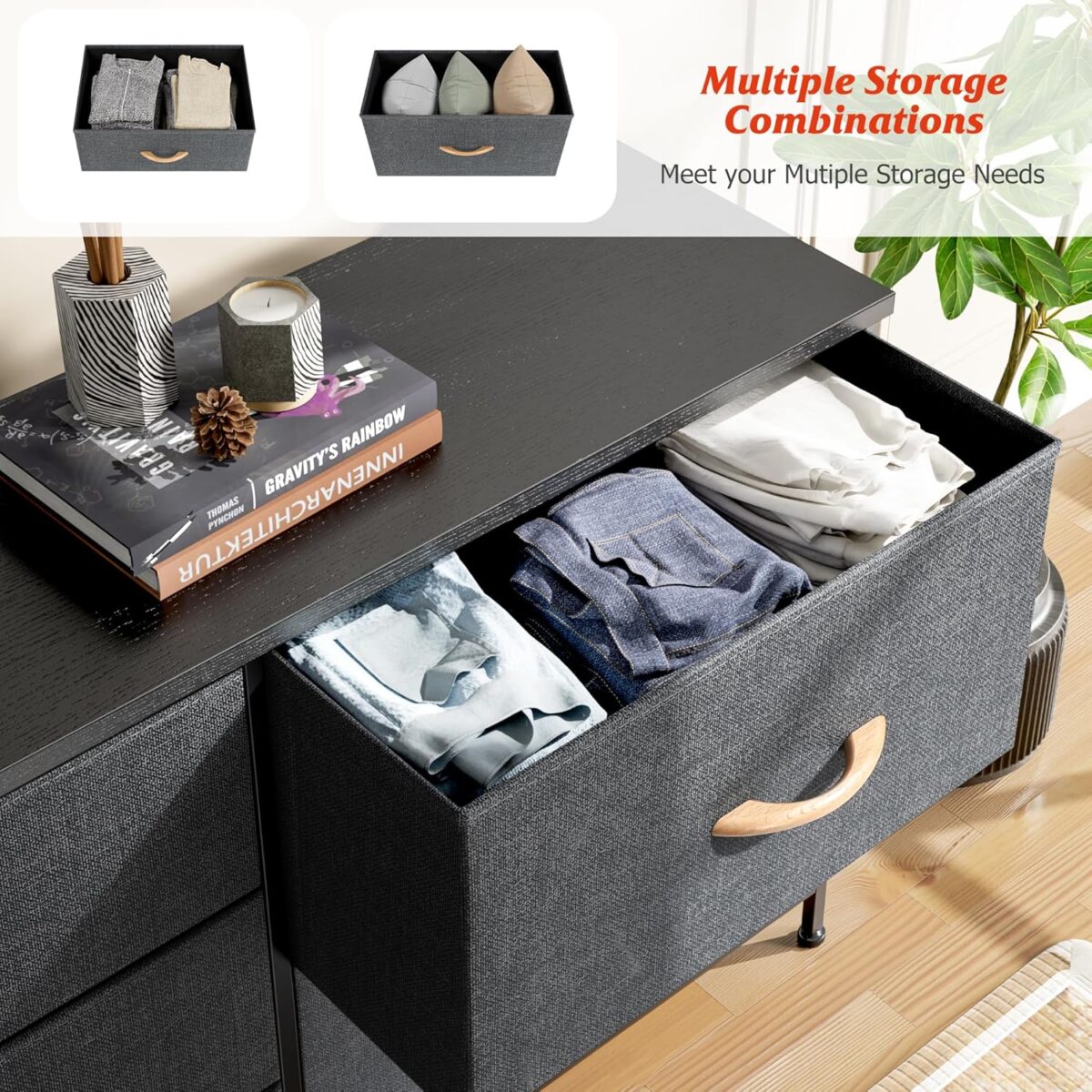 Nicehill 5-Drawer Storage Dresser - Image 5