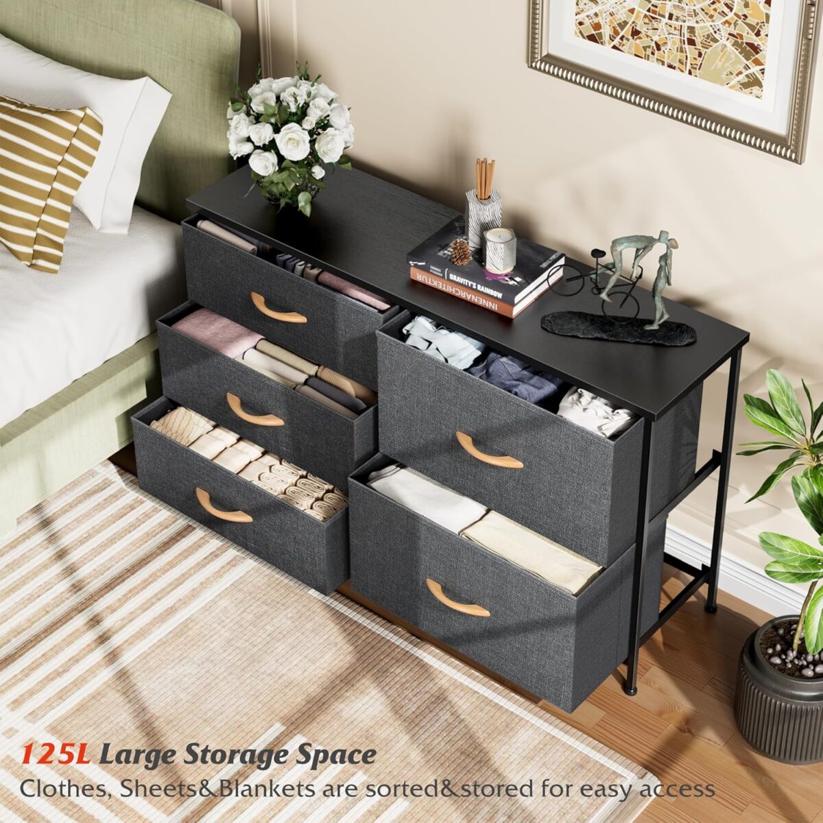 Nicehill 5-Drawer Storage Dresser - Image 6