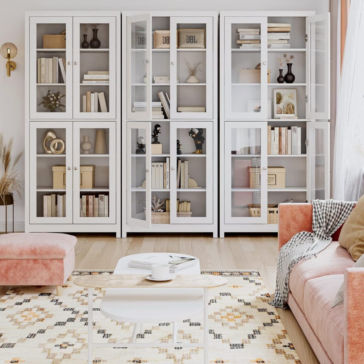 FOREHILL 190cm Glass Display Cabinet - Image 6