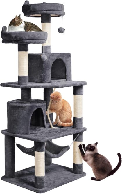 Yaheetech 158cm Multi-Level Cat Tree Tower