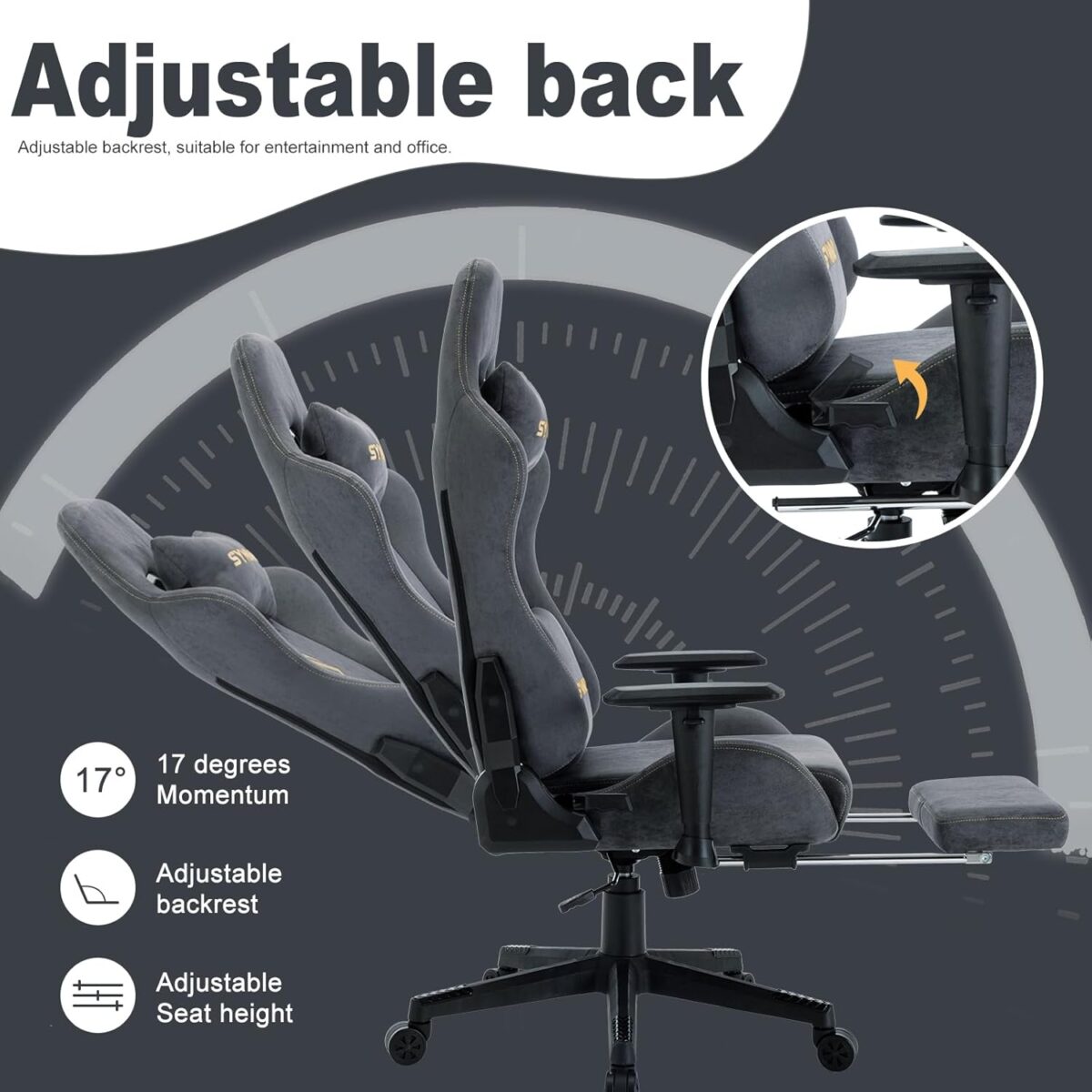 Symino EliteMax Gaming Chair - Image 5