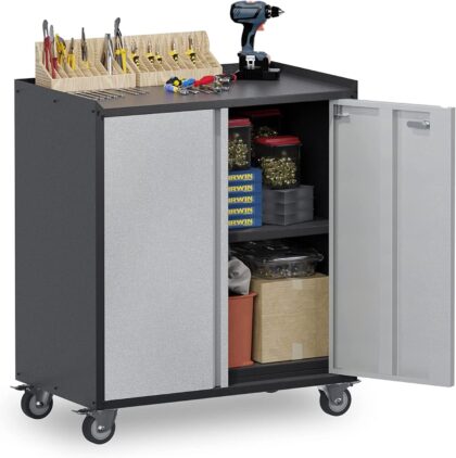Heavy-Duty Metal Storage Cabinet