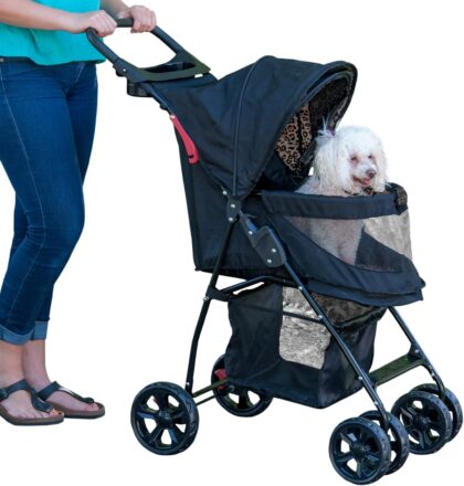 Happy Trails Lite™ No-Zip Pet Stroller