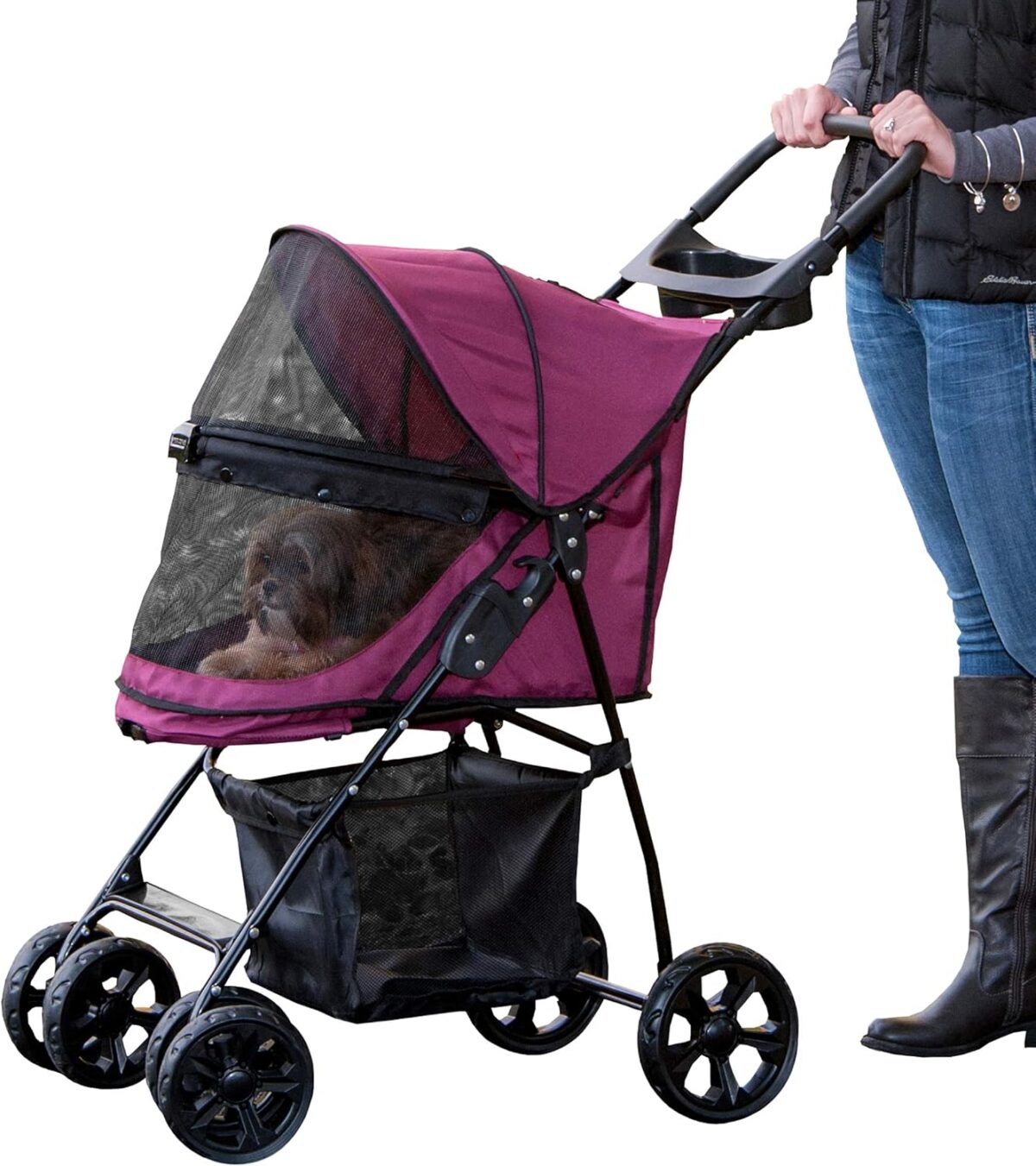 Happy Trails Lite™ No-Zip Pet Stroller - Image 7