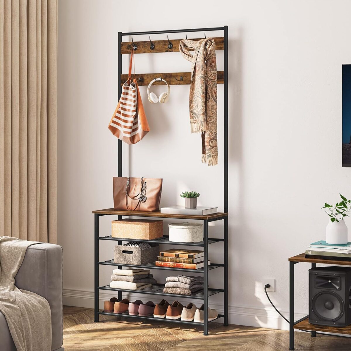 HOOBRO Coat and Shoe Rack - Image 3