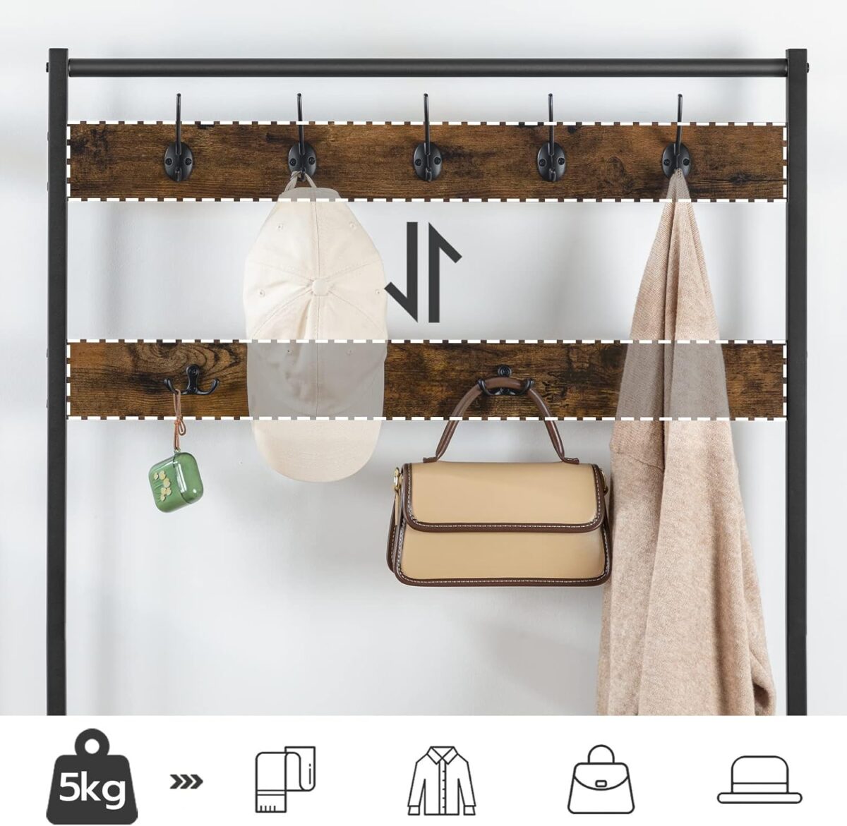 HOOBRO Coat and Shoe Rack - Image 4