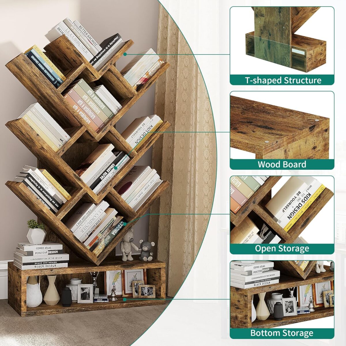 YITAHOME Tree Bookshelf - Image 4