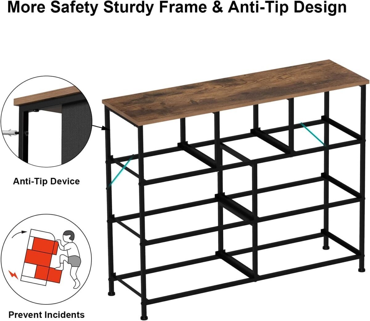 VEDECASA 7-Drawer Retro Dresser - Image 7