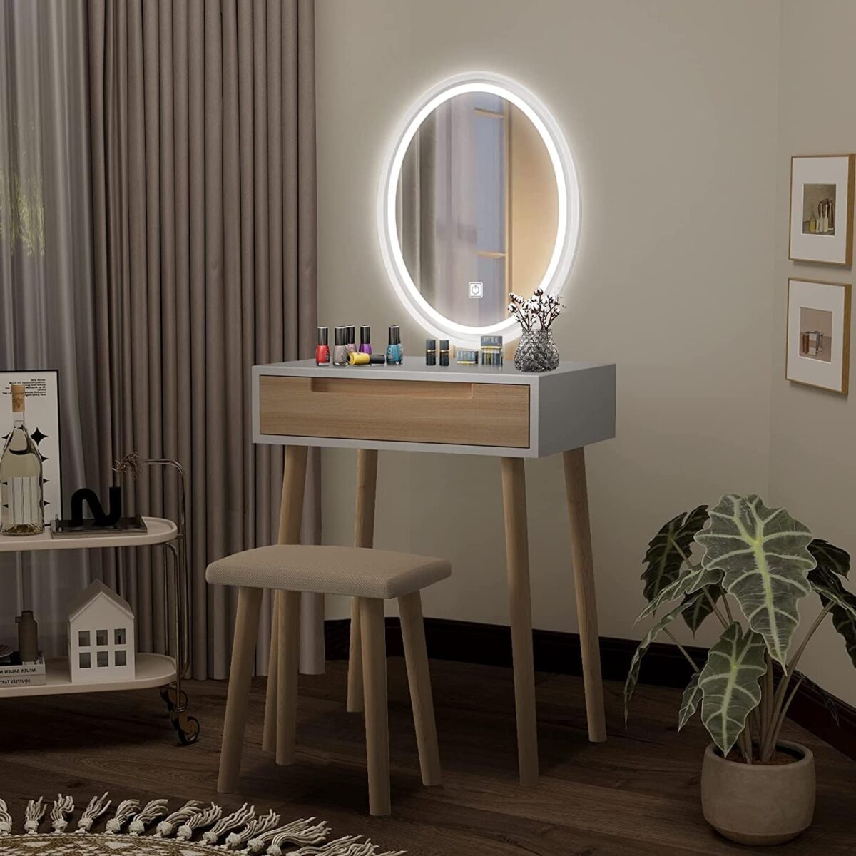 YOURLITE LuxeGlow LED Vanity Dressing Table Set - Image 5