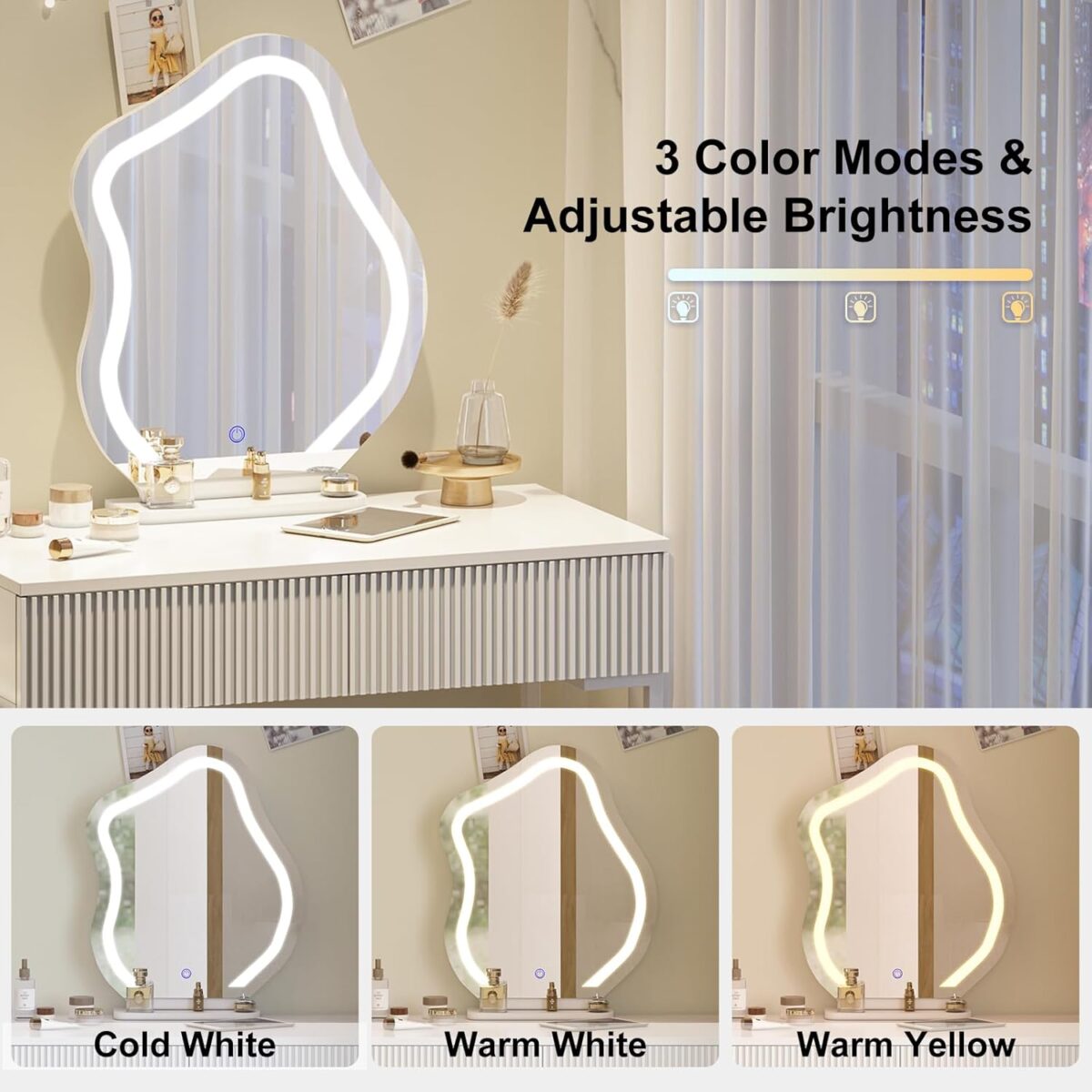 Hello-5ive Cloud Mirror Vanity Set - Image 2