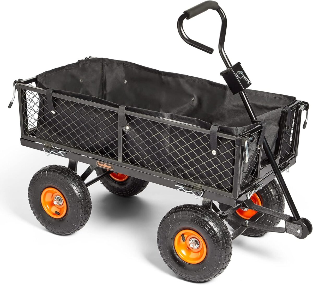 VonHaus Heavy-Duty Garden Utility Wagon