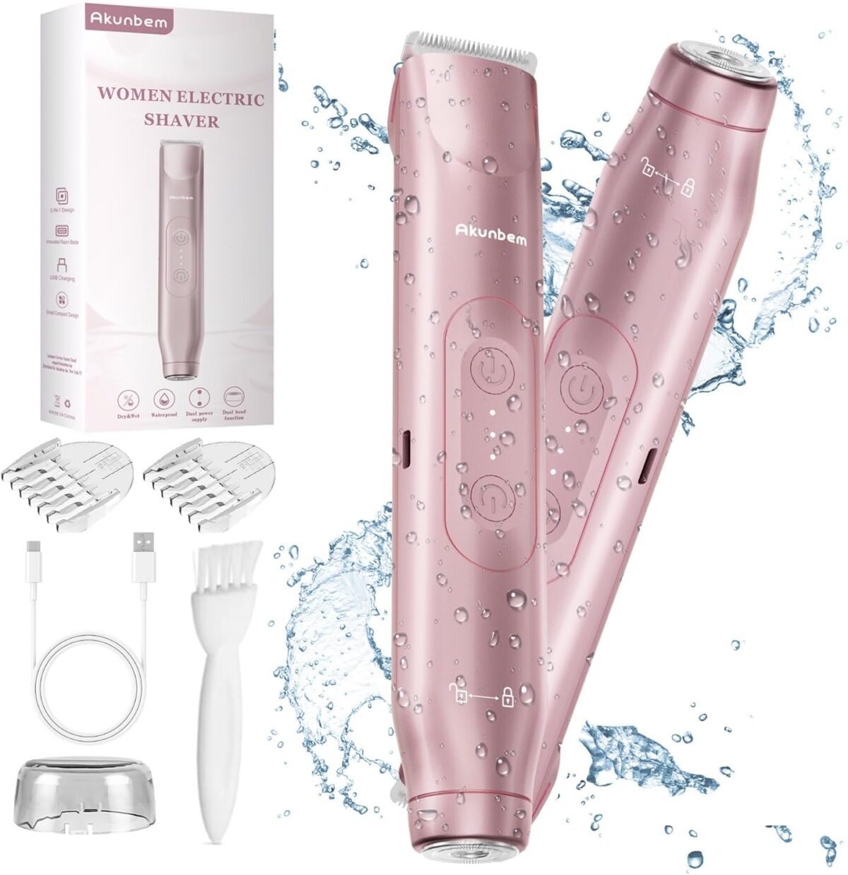 2 in 1 Women Electric Shaver